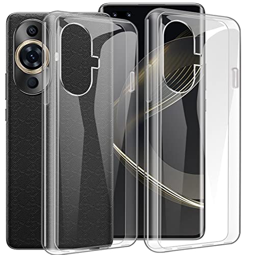 CAXKJE Funda para Huawei Nova Y71 (6.75 Pulgada),2 Piezas Transparente Caso Silicona Cover Carcasa Protector Suave Funda Anti-Choque Cover,para Nova Y71 Case