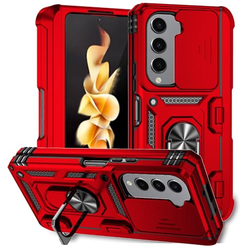 Protection charnière Samsung Galaxy Z Fold 7 coque rouge rigide antichoc haut de gamme