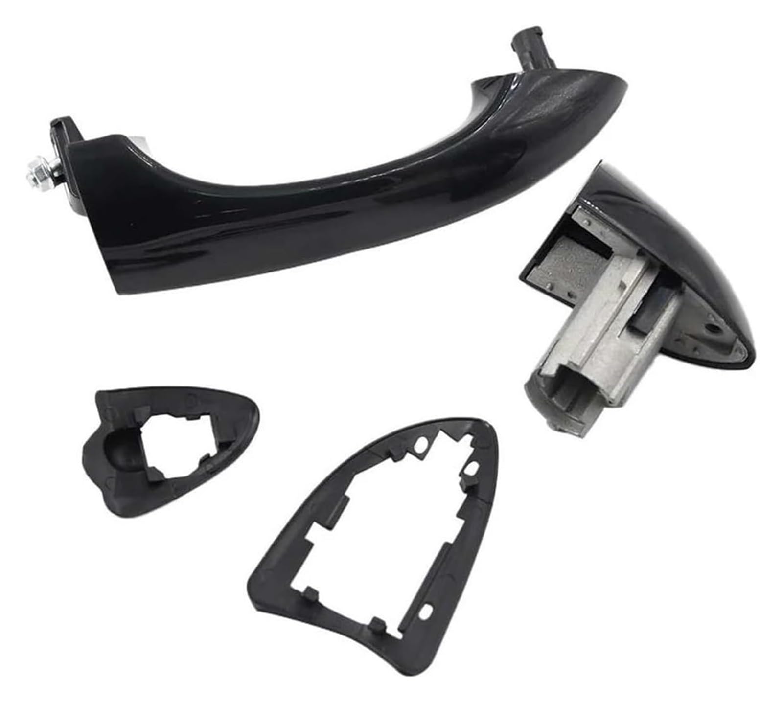 Qwqthgs Lhd Rear Right Car Exterior Door Handle Cap For Bmw X5 E53 2000-2006 51218243617 51218243618 Car Front Left Right Rear Outside Door Handle(Lhd Rear Right)