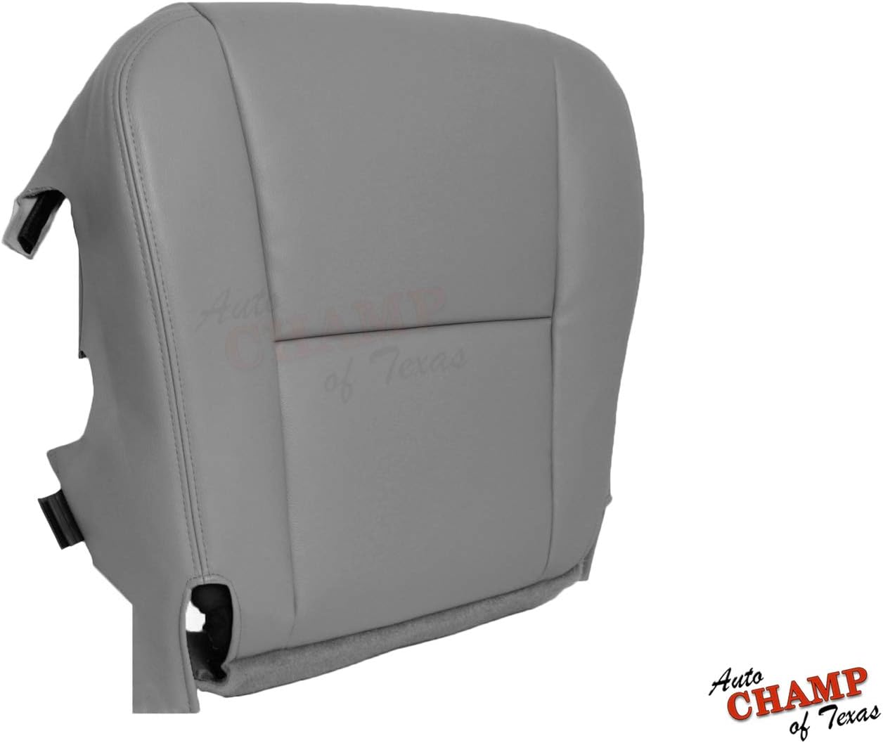 Compatible with 2005-2006 Toyota Tundra Limited SR5 - Driver Side Bottom Leather Seat Cover, Charcoal Gray