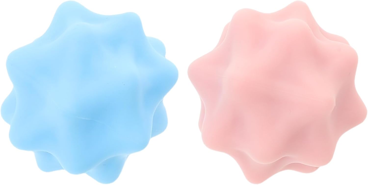 ULTECHNOVO 2pcs Silicone Trigger Point Massage Ball for Back and Palm Xmas