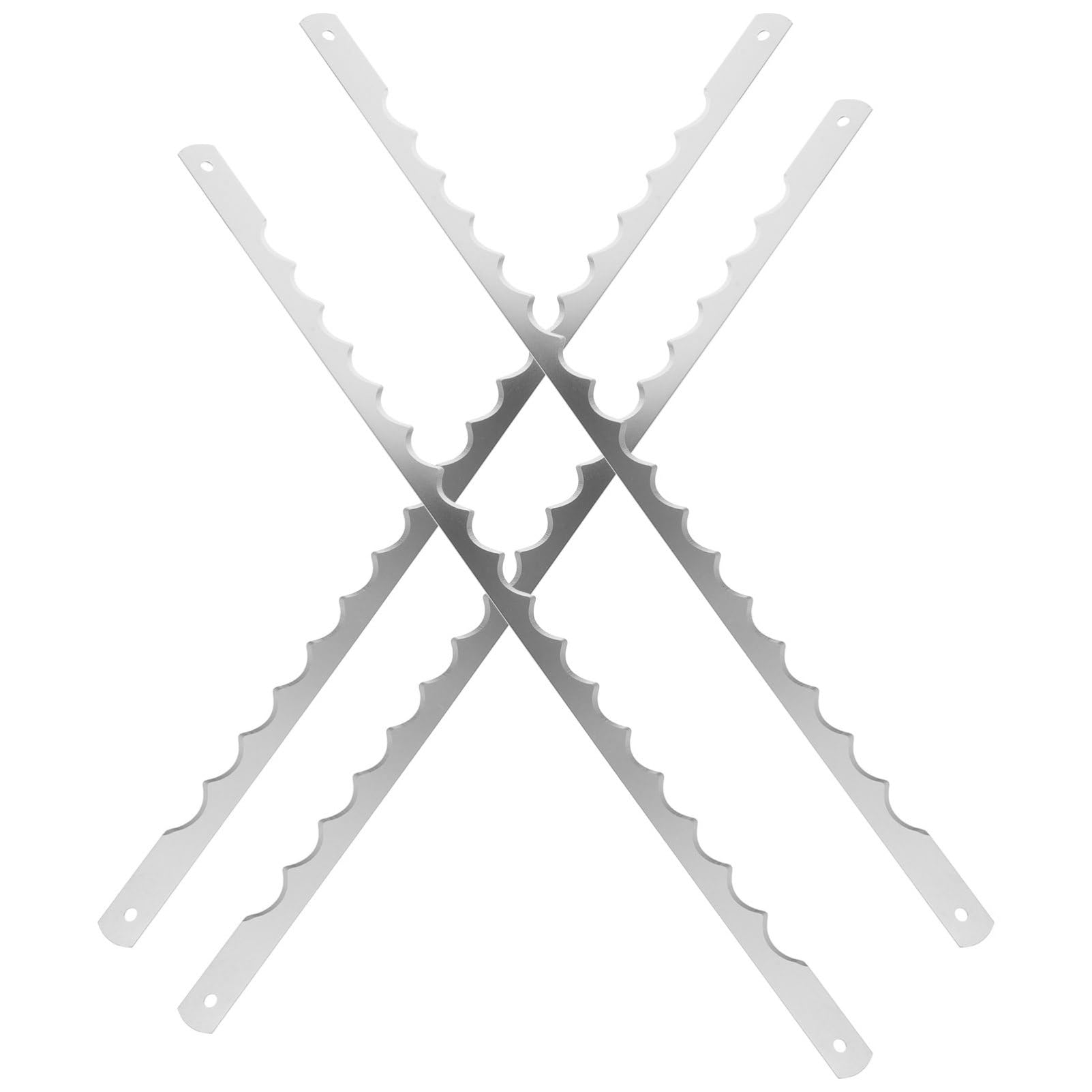 Artibetter 20pièces Lames De Slicer De à Dents Pour Machine à Accessoires De Coupe De Remplacement Outils De Découpe Gâteau