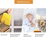 Draught Excluder Tape for Door Window Self-Adhesive Foam Sealing Strip Type D Against Cold Draught/Soundproof/Waterproof/Dustproof, 3M x 2 Seals Total 6M White - Image 7