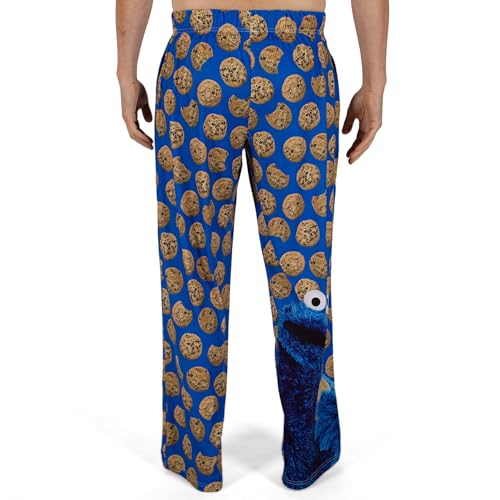 Image of BRIEF INSANITY Sesame Street Character Pajama Pants for Men & Women - Soft Loose-Fit Lounge Bottoms with Side Pockets