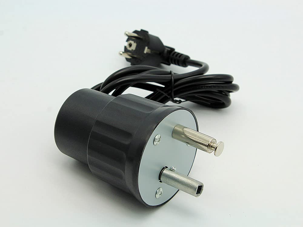 Teror Moteur de barbecue, FD801A ABS - Rotateur de barbecue - Accessoire pour appareils de barbecue en plein air - Prise européenne 250 V (noir)