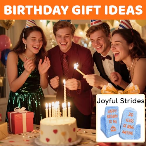 Image of HAPPYPOP Birthday Gift Ideas - Socks for 26 27 28 29 30 Year Olds Women Men