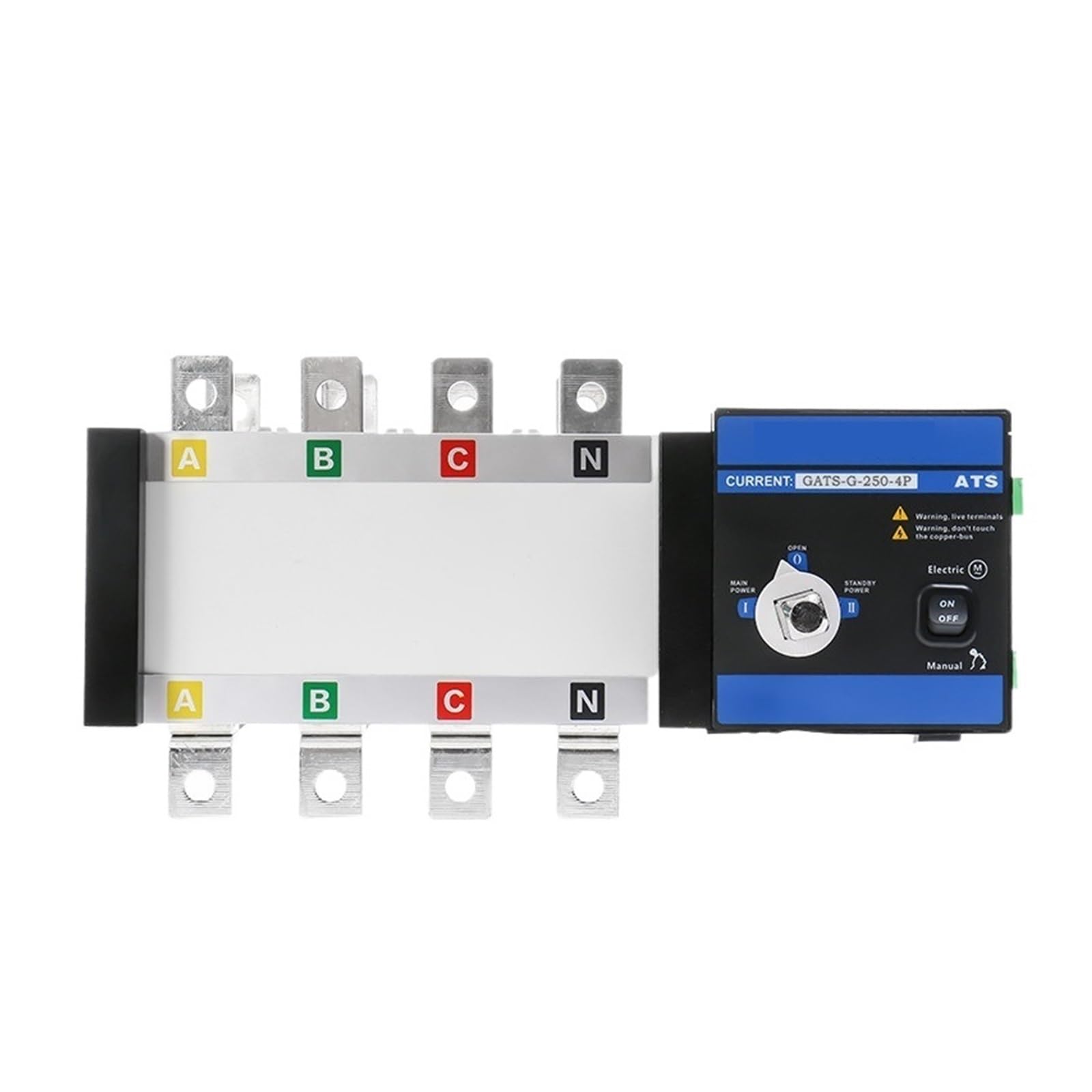 OSHZIKJII Automatic Transfer Switch 4P 250A AC400V