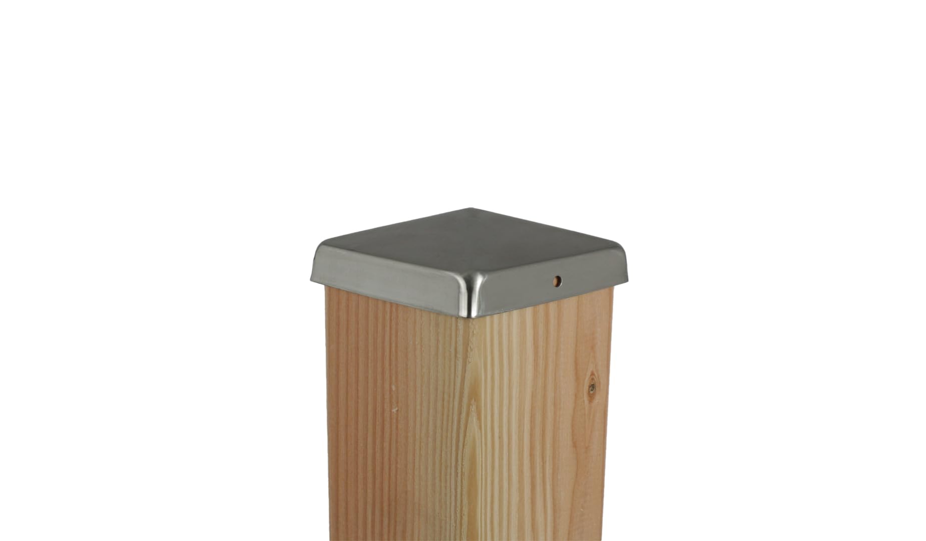 10× Pfostenkappe Edelstahl 9×9 cm (91×91 mm) – rostfreie Pyramiden-Abdeckung für Holzpfosten – witterungsbeständige Zaunkappe/Pfostendeckel aus Edelstahl für 9×9 Kantholzpfosten