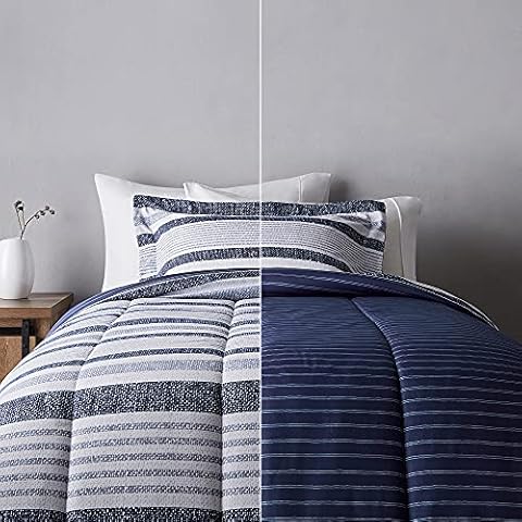 Amazon Basics Reversible Comforter Bedding Set - Twin/Twin XL Cover