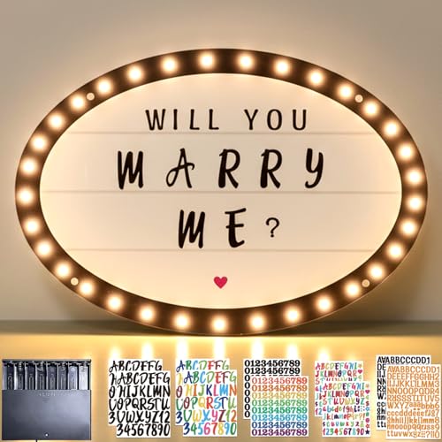 Image of Custom Bottle Service Sign for Wedding, LED Marquee Sign with Removable Letter Stickers, 20 Inch Classic Oval Light Up Sign for Wedding Reception Engagement Birthday Party Decor