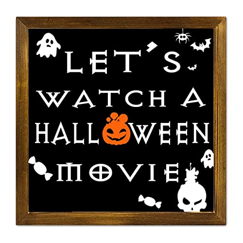 Cadre Halloween Hello Pumpkin pour salon et cuisine ambiance d'automne