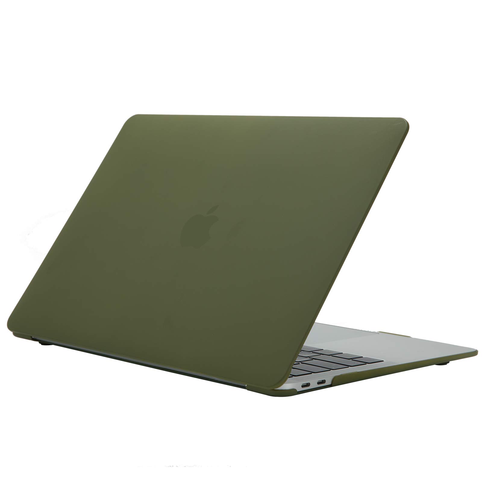 Se7enlineCompatible with MacBook New Air 13 inch Case 2021/2020/2019/2018 Plastic Hard Shell Carrying Laptop Case for Mac Air 13-Inch Retina Display Touch ID Model A1932/A2337/A2179, Avocado Green