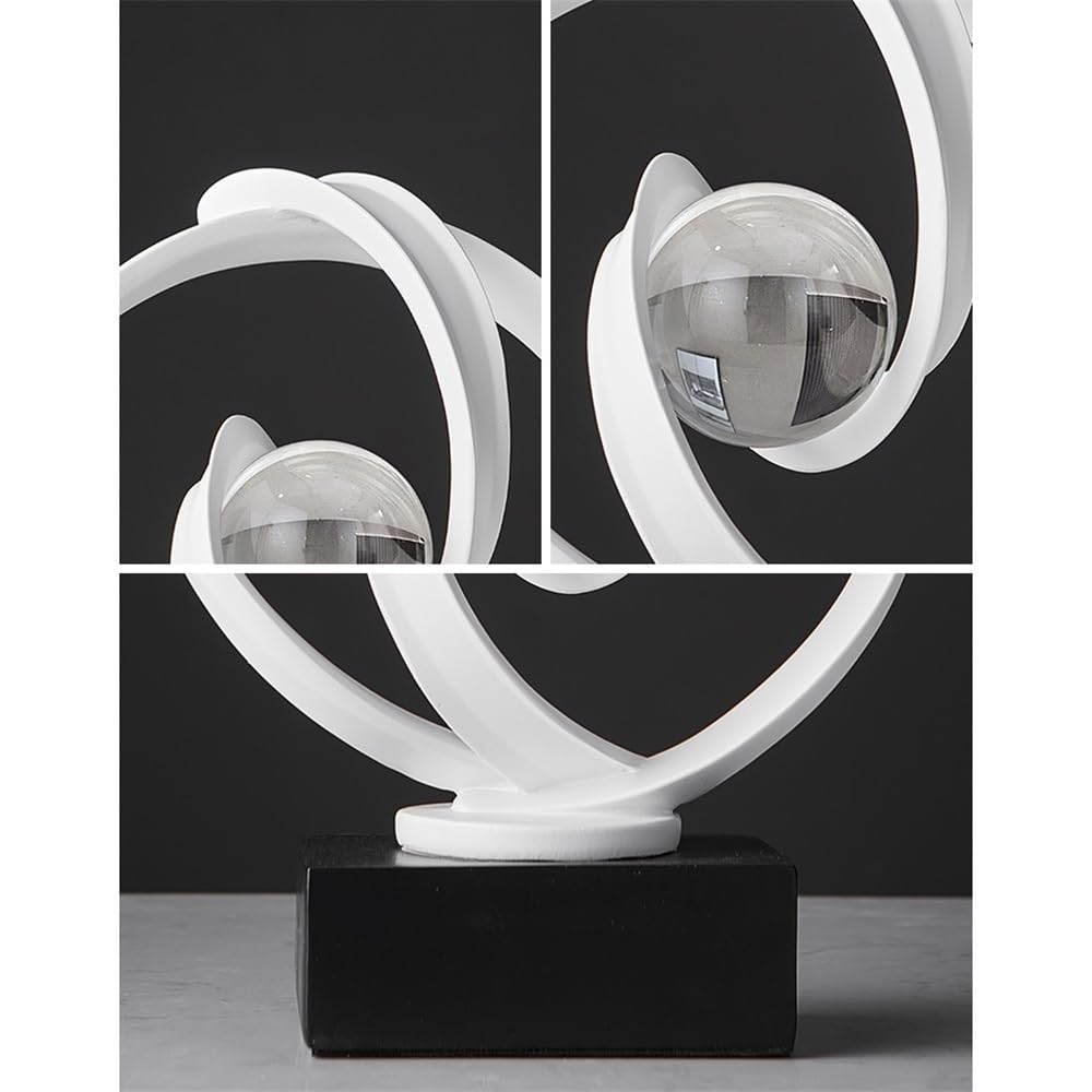 Ornamenti Decorazione for la casa, statue in resina in stile moderno, adatte for soggiorno, camera da letto, ufficio, libreria, scrivania Statue