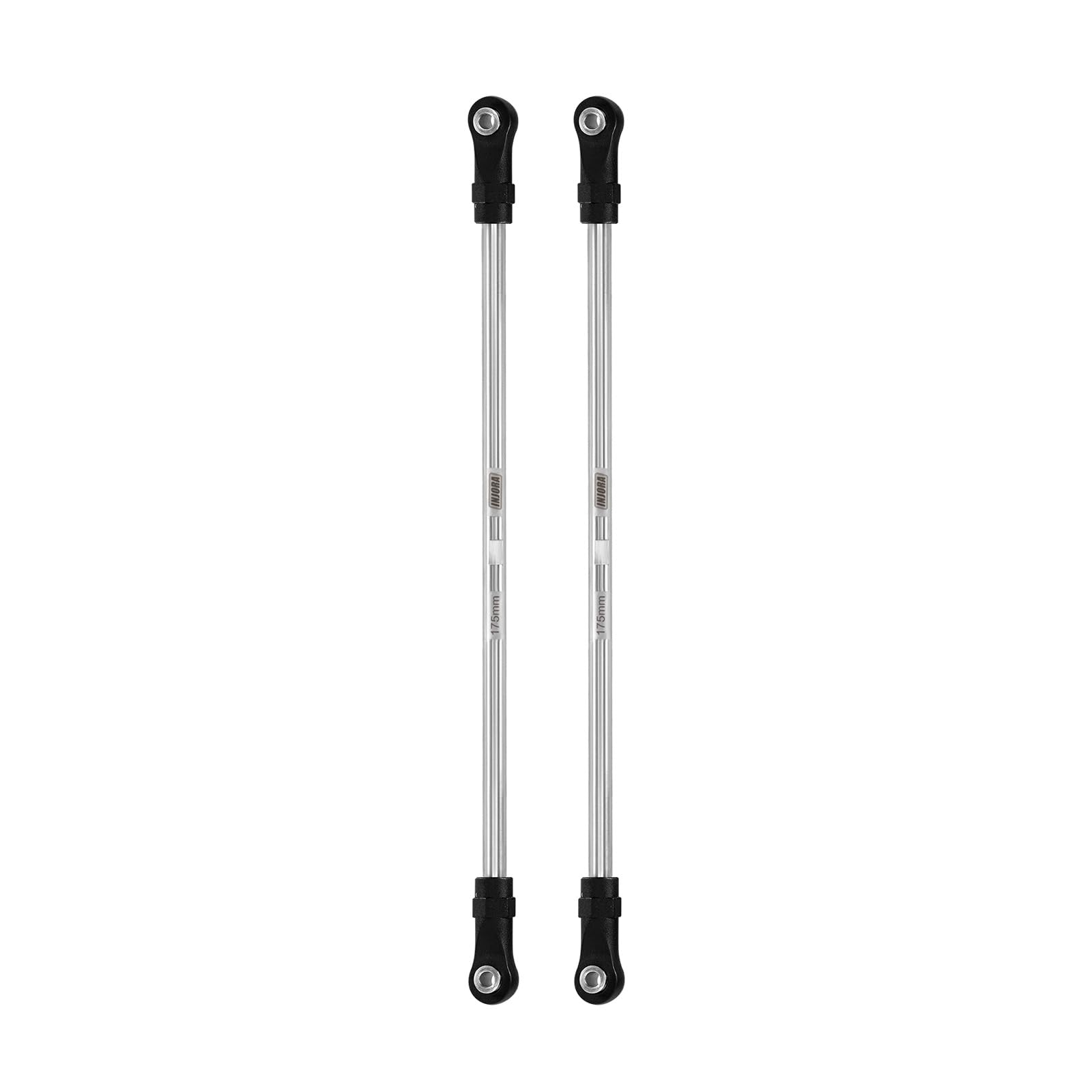 INJORA Stainless Steel Builders Links with Rod Ends for TRX4 SCX10 1/10 RC Crawler Car