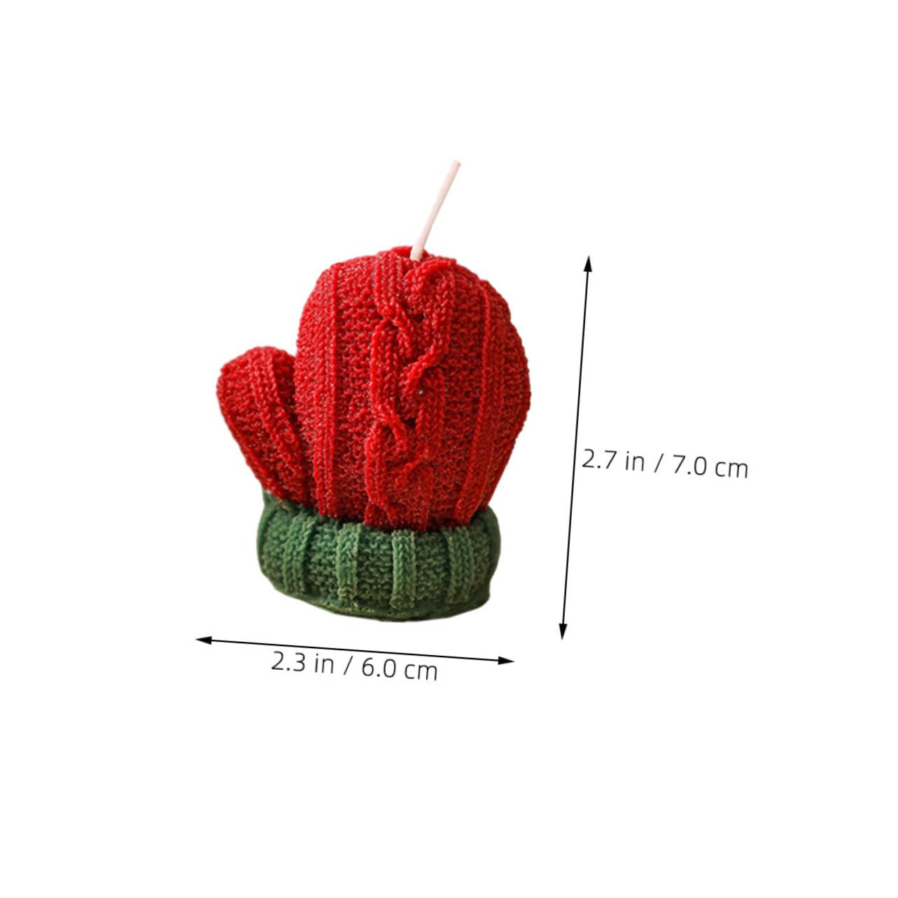 Didiseaon 2pcs Decorative Glove Shaped Scented Candle Cozy and Holiday Candles for Home Christmas for Women Festive Ambiance