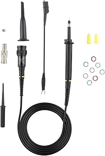 EVTSCAN P4250 Oscilloscope High-Voltage Probe 100:1 2KV 250MHz Crocodile Clip BNC Test Lead Kit
