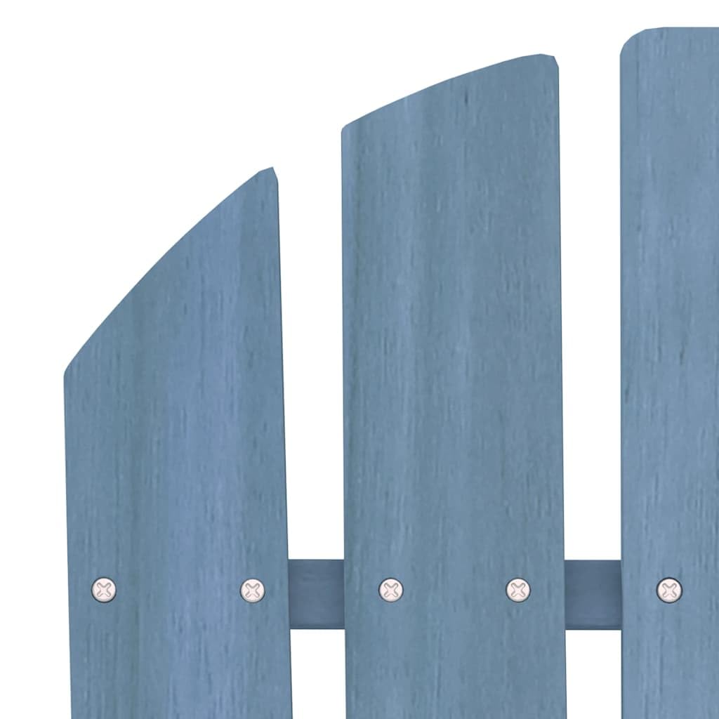 Générique Chaise de Jardin Adirondack Bois de Sapin Massif Bleu Meubles Mobilier de Jardin Sièges de Jardin Chaises de Jardin (Poids 8.15KG)