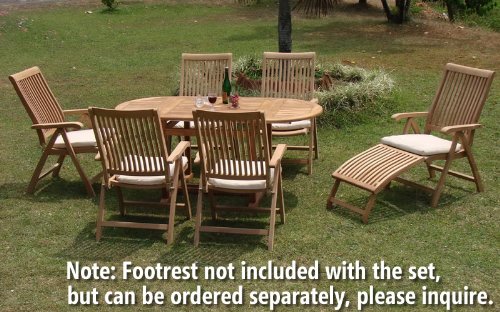 Grade-A Teak Wood Luxurious Reclining Folding Arm / Captain Dining Chair [Model: Marley] #Whdcarmr #TOP2