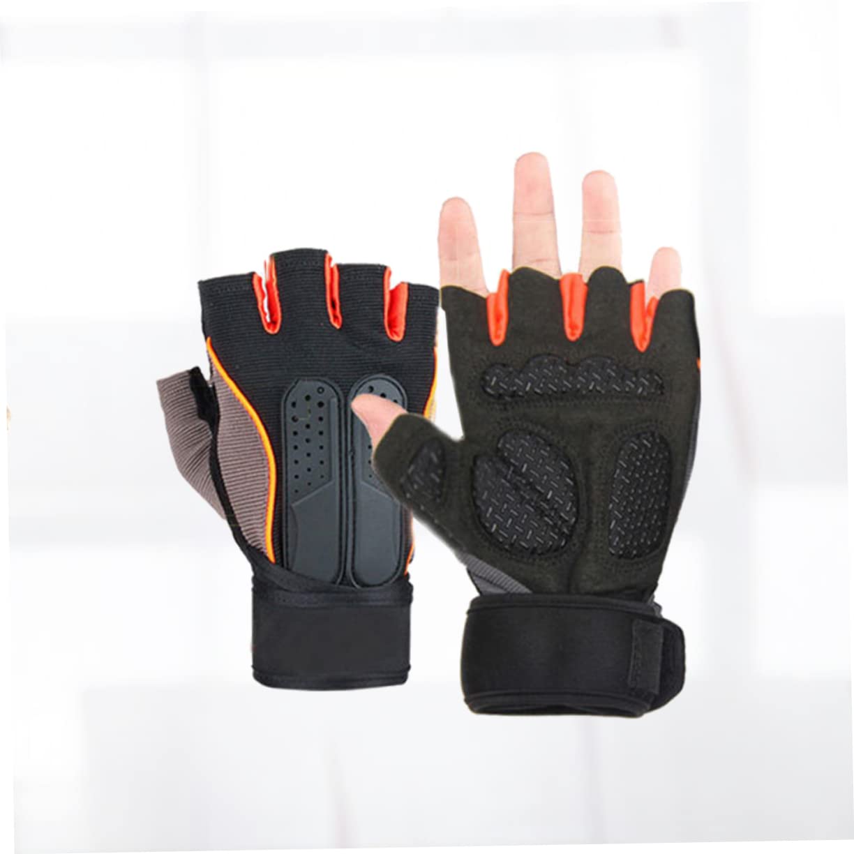 par de guantes de entrenamiento, guantes de levantamiento de pesas, guantes de lntes de mujer, guantes de gimnasio para hombres, guantes deportivos, guantes de ejercicio para hombres mayores