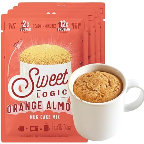 Sweet Logic Keto Dessert Mug Cake Mix - Orange Almond Cover