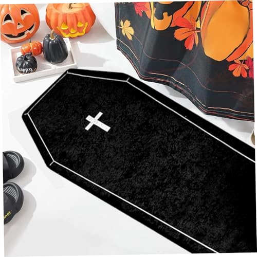 Tapis de bain Halloween soft absorbant style gothique chic