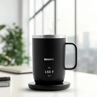 Nuwavee Hot Brew Temperature Control Mug with Brewing System