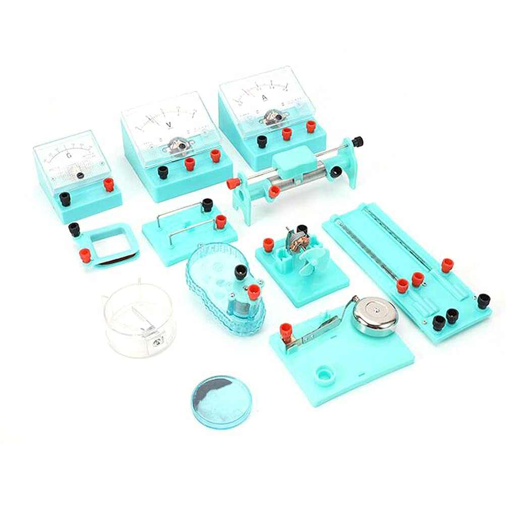 SePKUs Set di esperimenti sull'elettricità, Kit di circuiti per l'apprendimento del Laboratorio di scienze fisiche, Kit di Avvio per l'apprendimento dei circuiti elettrici di Fisica