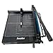 TEXALAN(R) Heavy Duty Guillotine Paper Cutter Black 400 Sheets Stack Paper Trimmer (A3-17'' Paper Cutter)