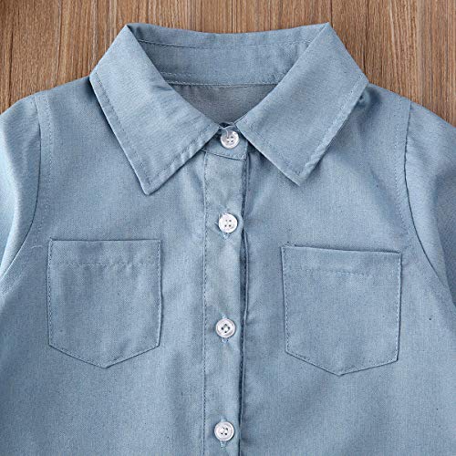 I Think Im Gonna Kick it with My Mommy Today Toddler Little Girl Button Down Shirt Jacket4