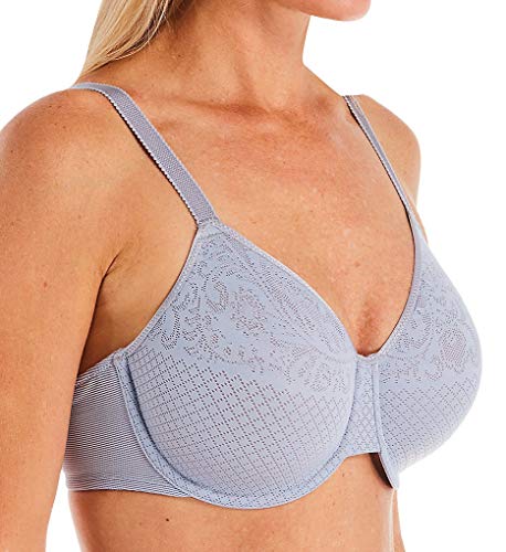 Wacoal Women's Plus Size Visual Effects Minimizer Bra, Dapple Gray, 38C