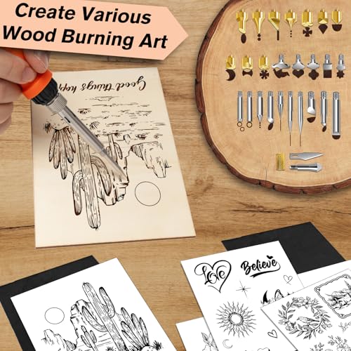 K KERNOWO 156-Piece Wood Burning Kit