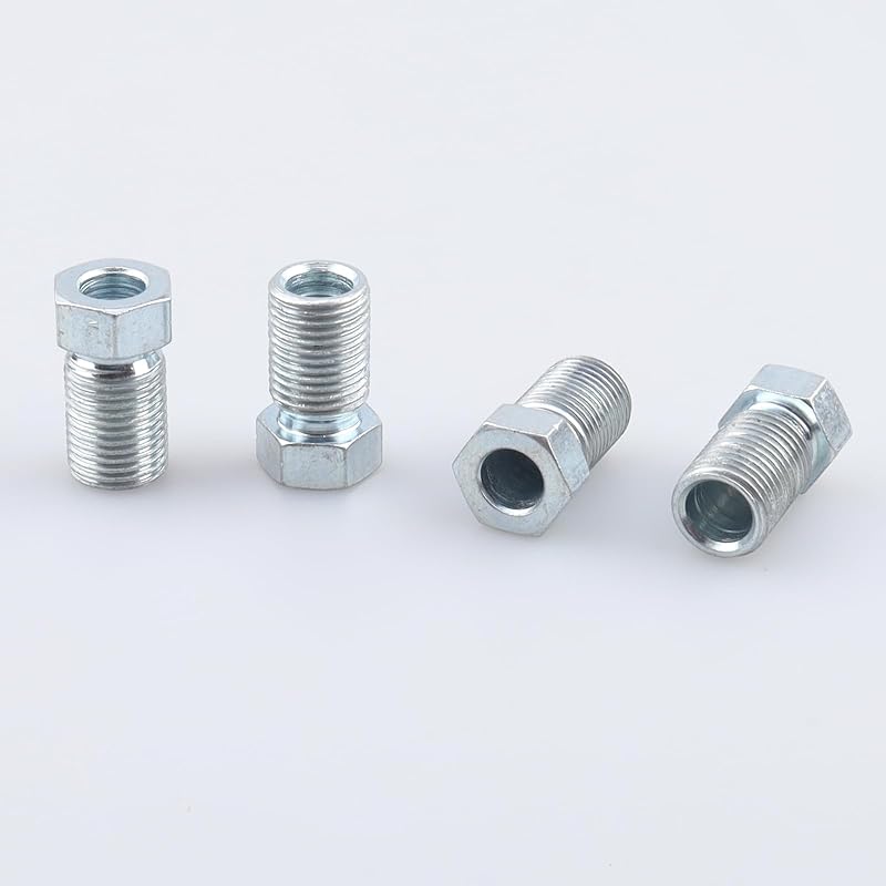 Porcas de Tubo de Freio AC PERFORMANCE M10 x 1,0 para Linha de 1/4" – 4 unidades