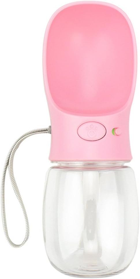 JWPC Dog Water Bottle, Pet Travel Water Bowl Outdoor Canteen Kettle with Removable Cup for Dogs Cats