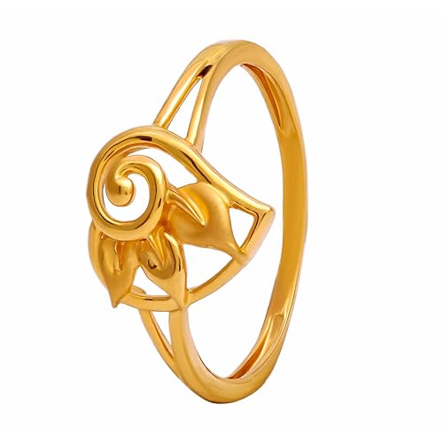 22KT (916) Yellow Gold Ring for Women-