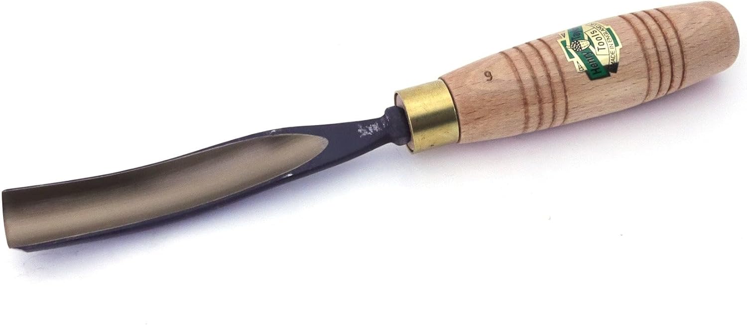 Acorn by Henry Taylor Tools 3/4" (20mm) #9 Curved Gouge for Woodcarving