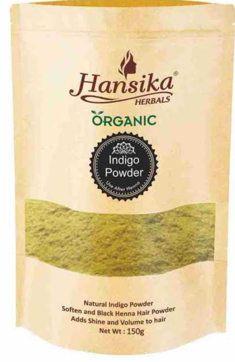 Herbals Organic Indigo Powder, Natural Black Henna Hair Powder, 150g-image-43