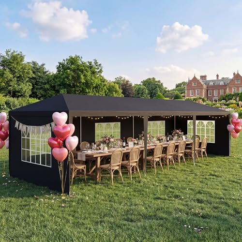 LIULINREST 10x30 Party Tent with 5 Removable Sidewalls Heavy...