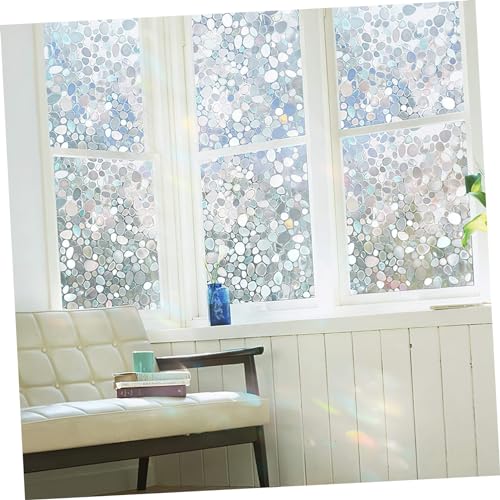 Vinilo adhesivo para ventana, 2 piezas multicolor, 100x45 cm miniatura 4