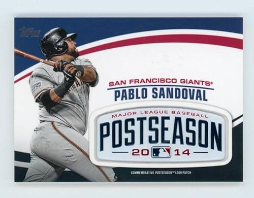 2018 TOPPS UPDATE MLB POSTSEASON LOGO MANUFACTURED PATCHES #PSL-PS PABLO