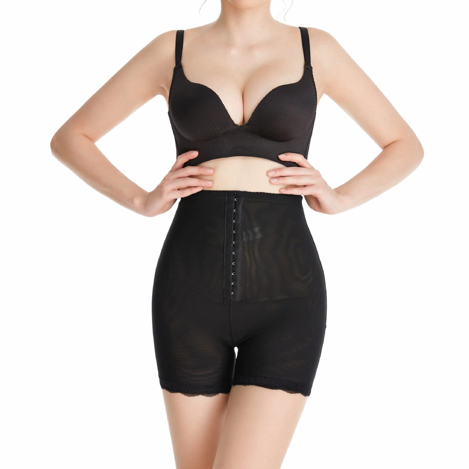 LXMQEF Majtki wyszczuplają brzuch. Trenażery z wysokim stanem, damskie bielizna modelująca, slim butt