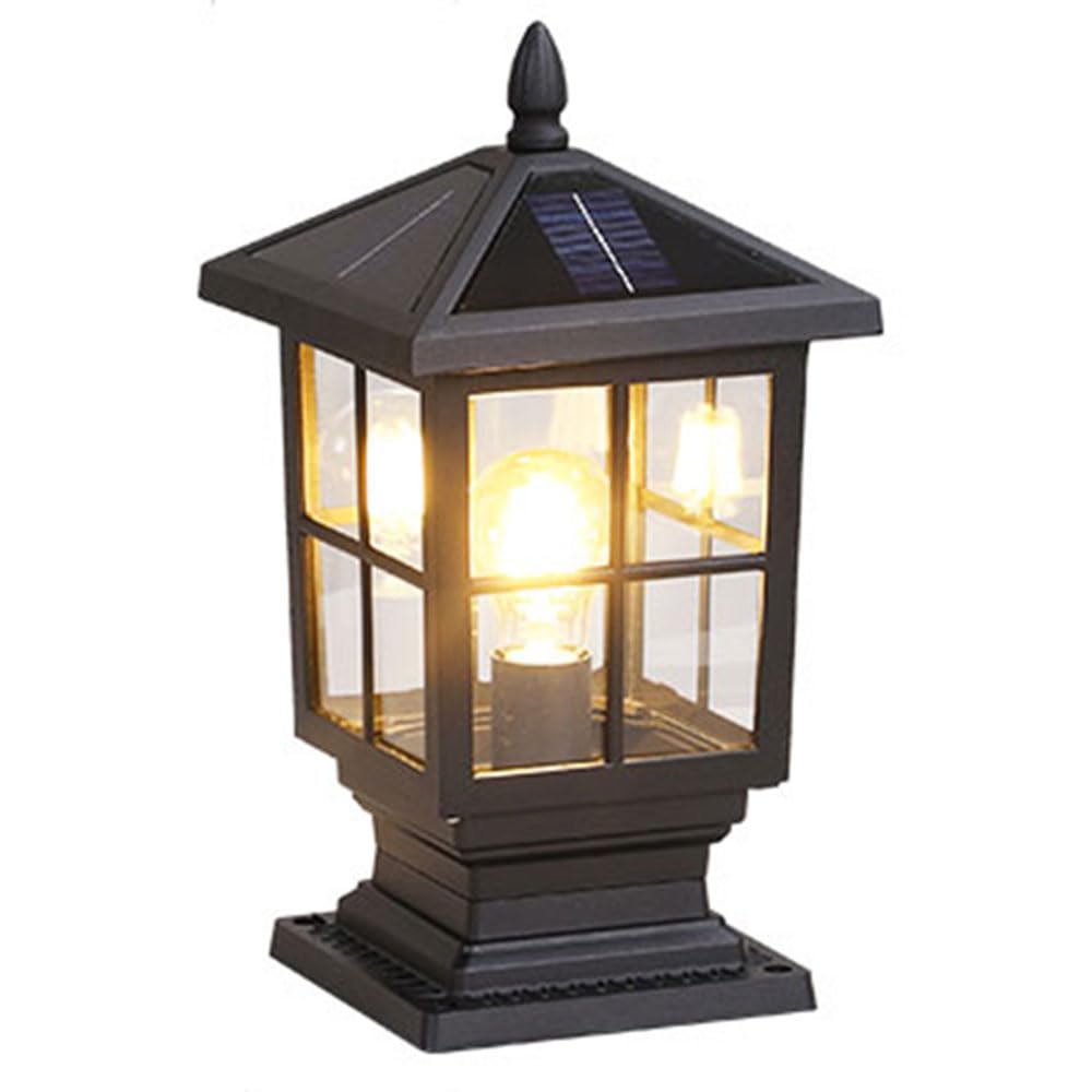 Éclairage extérieur sans fil étanche IP54 lampadaire solaire extérieur aluminium