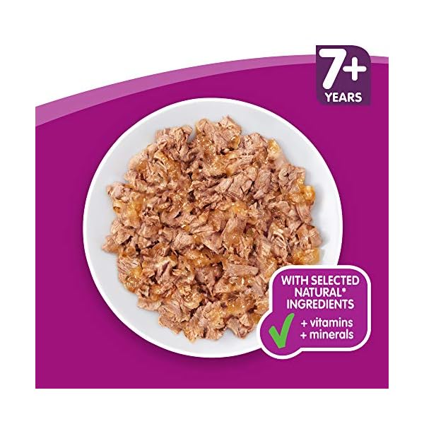 whiskas 7+ Katzenfutterbeutel Pure Delight Geflügelauswahl in Gelee 40 x 85g – Bild 7