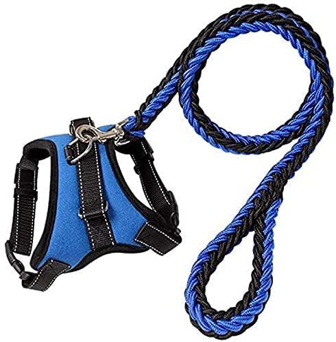 Dog Trust No Pull Dog Vest Harness Adjustable Reflective with A Heavy Duty 5ft Dog Leash, Easy Control for Small Medium Large Dog (L, Blue (B0CBBVGMNG) Amazon Price History, Amazon Price Tracker