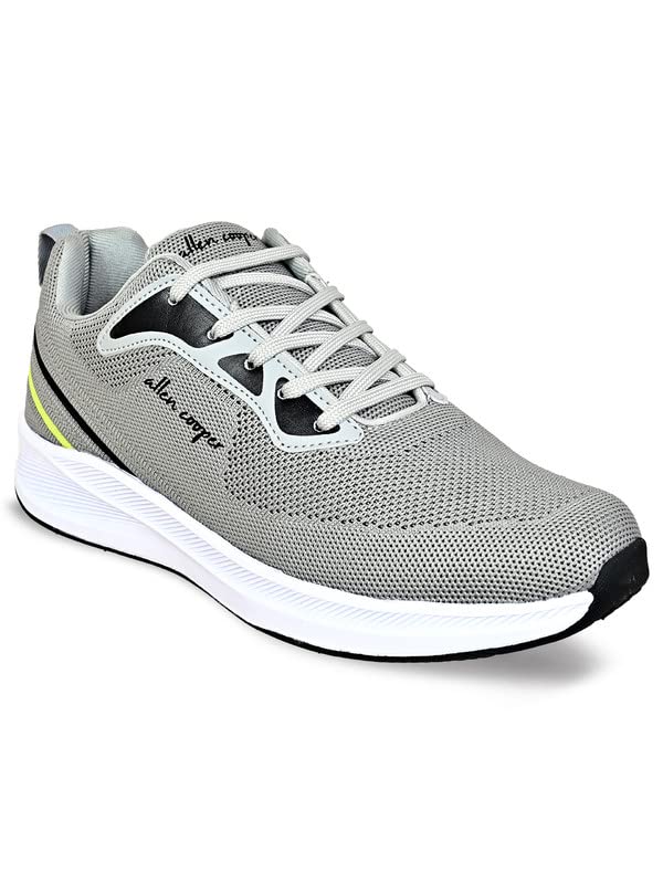 Training,Road Running,Cricket,Gym,Sports Comfortable Extra Max Cusion with Memory Foam Insole Running Shoes for Men(603|Grey-Sizes 6,7,8,9,10)