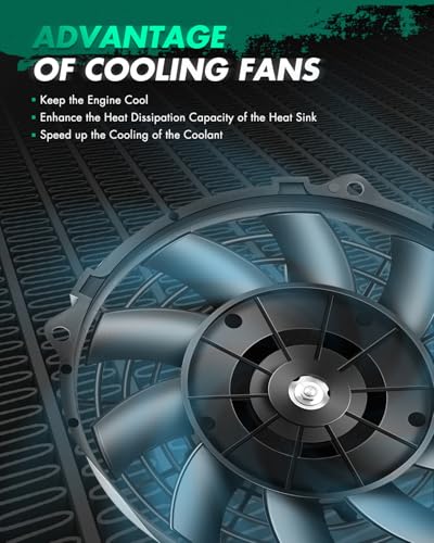 2007-2016 Nissan Altima SCITOO Radiator Condenser Cooling Fan Assembly - Maxima 2.5L 3.5L - Image 6