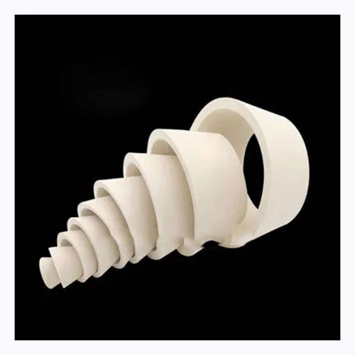 Verrerie et matériel de laboratoire 1 flacon d'aspiration de filtration sous vide en verre borosilicaté à haute teneur en entonnoir de 40 mm à 150 mm, 1 support d'entonnoir(White rubber holder)