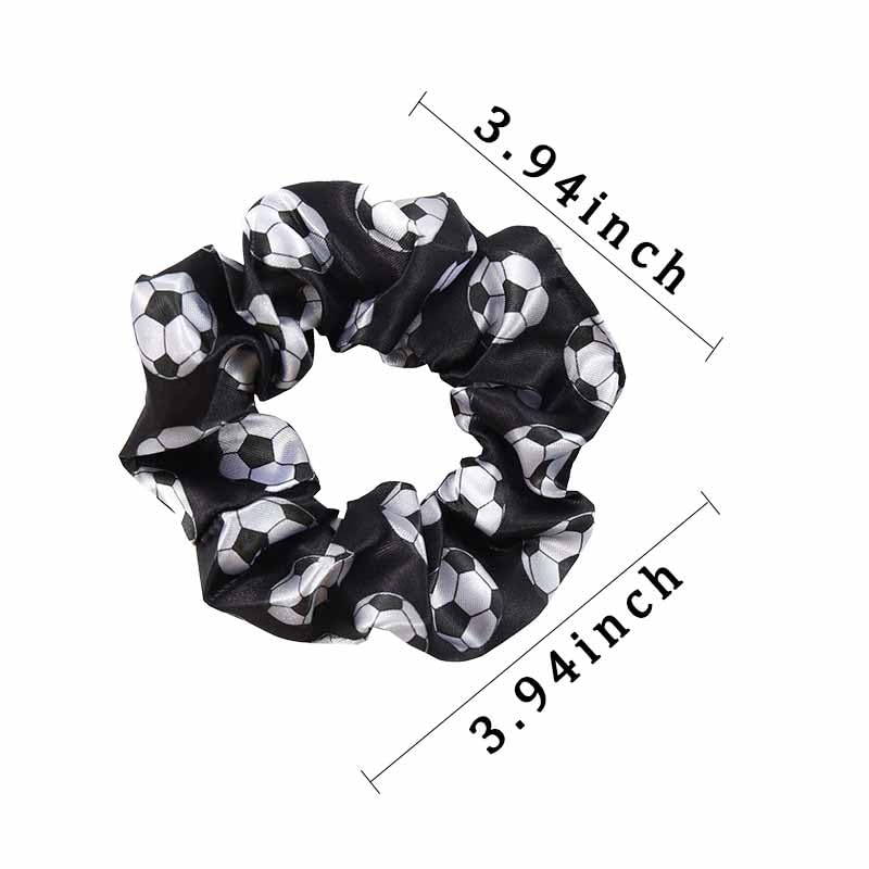 Miniatura 4 de Coleteros deportivos de seda para el cabello, 2 ligas elásticas para el cabello, accesorios para el cabello, rizos sin calor para niñas y mujeres,