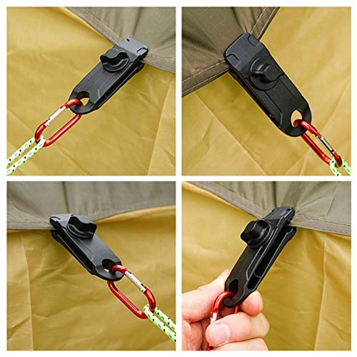 10 Stuks Tarp Clips Heavy Duty Lock Grip Tent Clip Tent Bevestigingsmiddelen Luifel Klem Set Tent Accessoires Voor… - Image 7