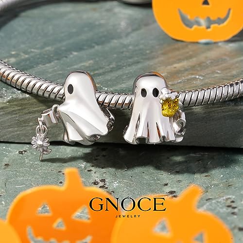 Image of GNOCE Halloween Charm Bracelet Fit Pandora Beads for Women Gift