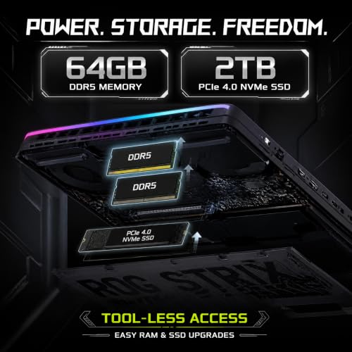 Image of ASUS ROG Strix G18 18 inch Gaming Laptop, RTX 5070 Ti 12GB, 64GB DDR5, 2TB SSD